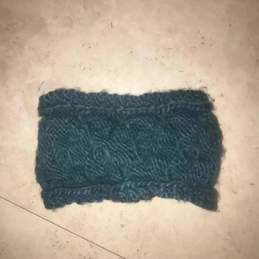 None teal wool